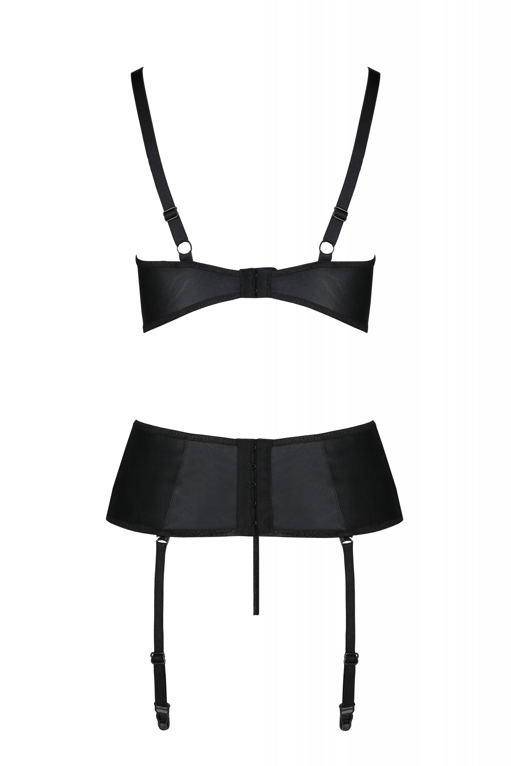 Корсет с открытым бюстом JANNIES CORSET black S/M - Passion