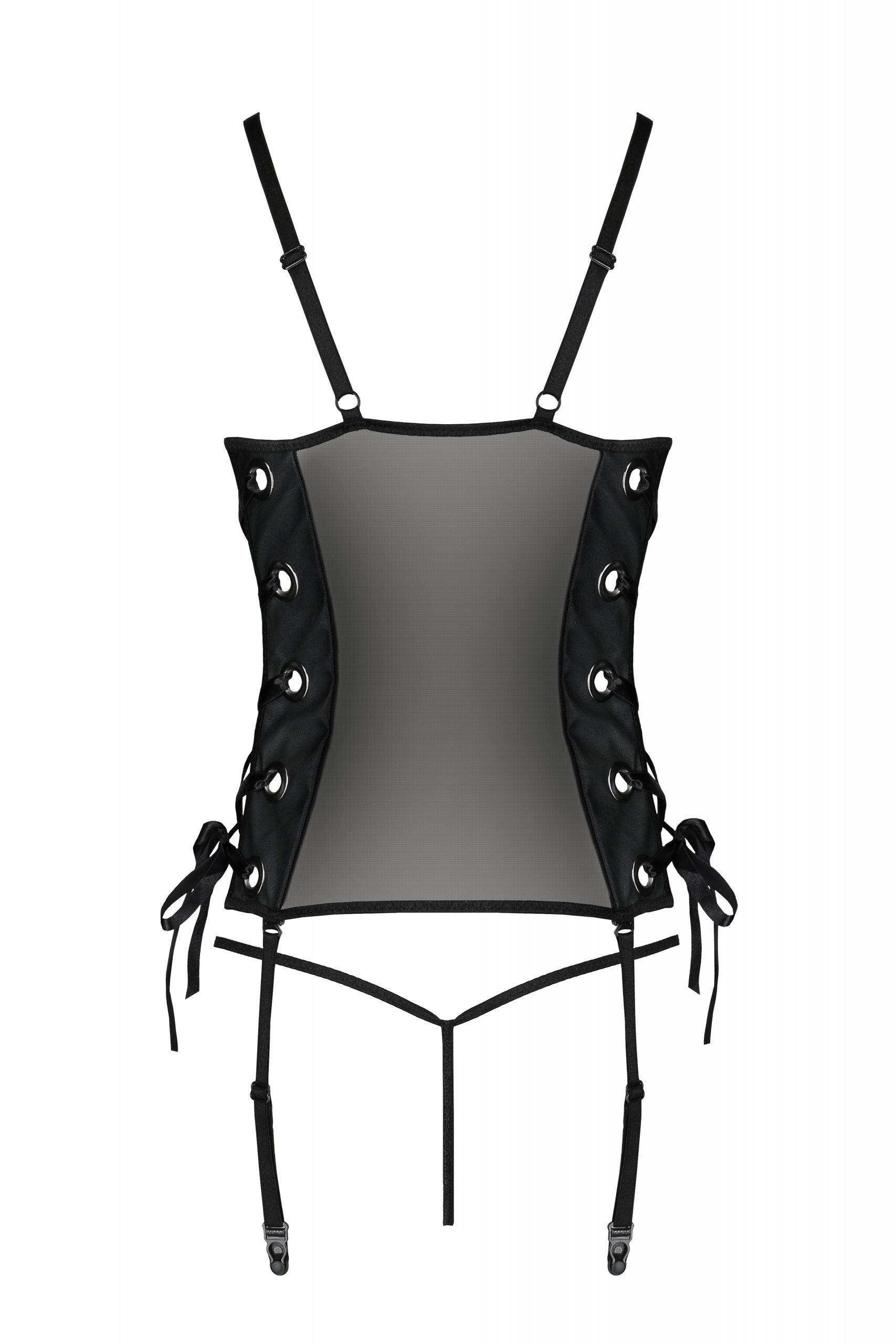 Корсет MALWIA CORSET black S/M - Passion