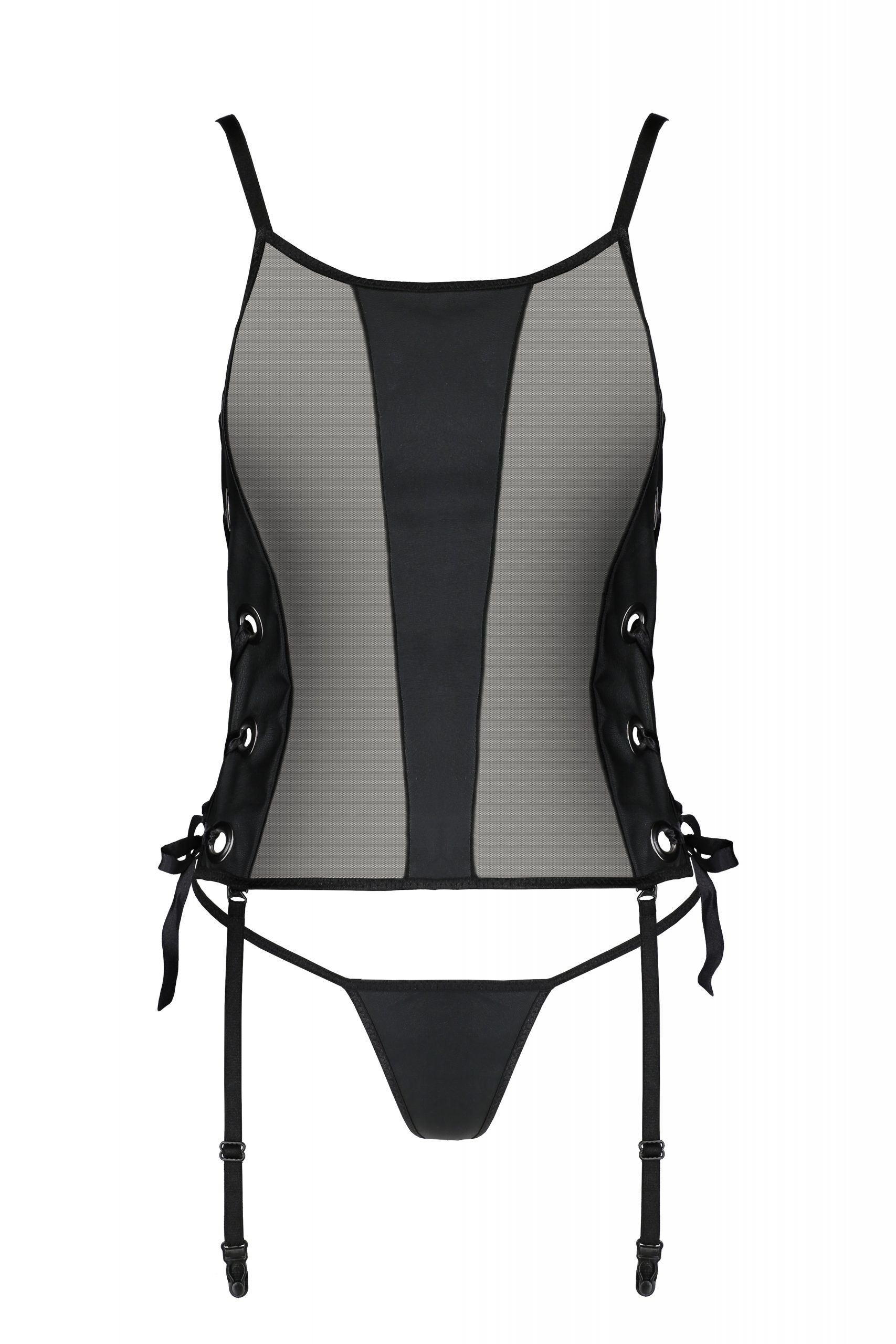 Корсет MALWIA CORSET black S/M - Passion