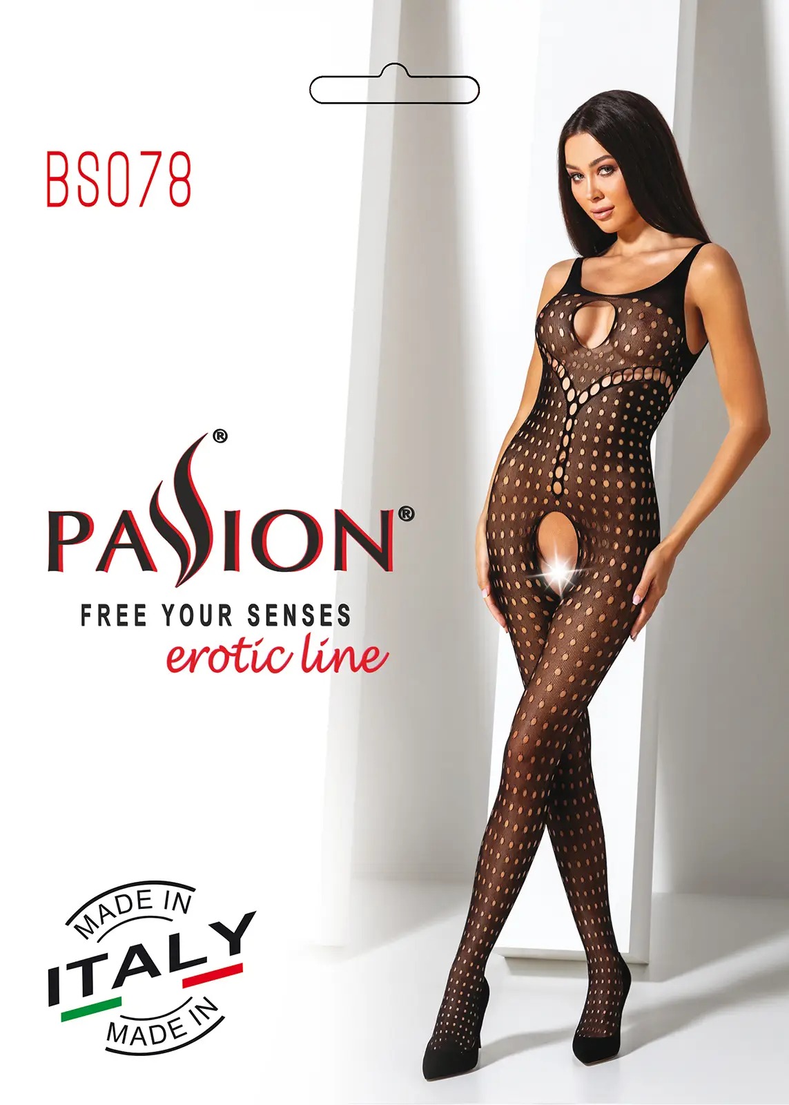 Бодістокінг з відкритим доступом Passion BS078 black