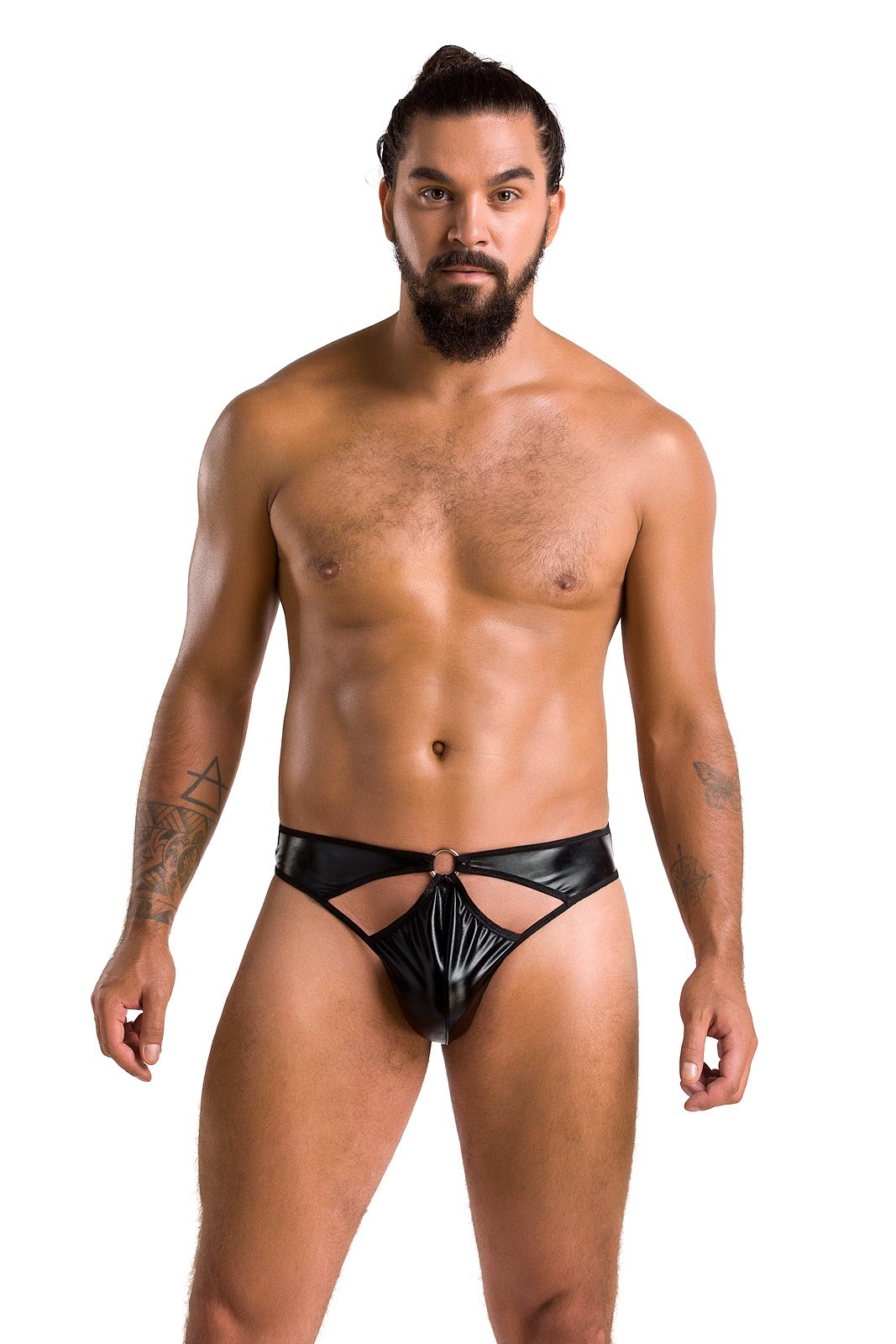 Сексуальные мужские стринги, XXL/XXXL черные Passion - 033 THONG PAUL