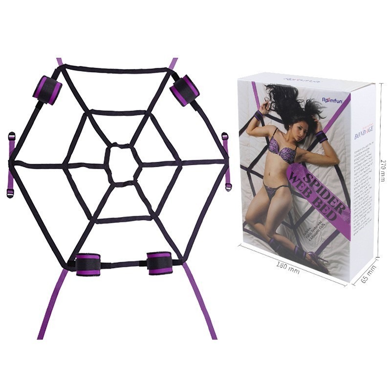 Набір фіксаторів Roоmfun Spider Web Bed у вигляді павутиння на ліжко