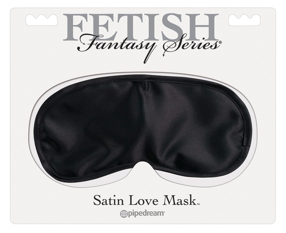 Маска атласная Pipedream Fetish Fantasy Series SATIN LOVE черная