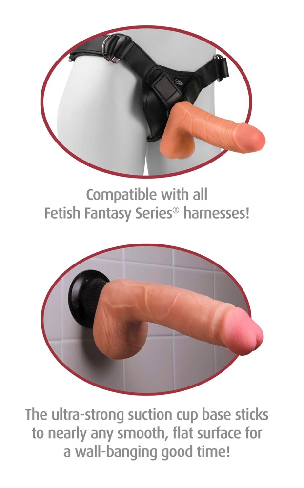Вібратор реалістичний Real Feel Deluxe No.1, 6.5 на присосці