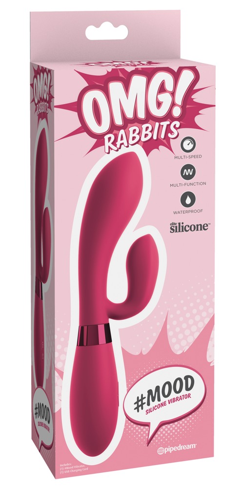 Вібратор-кролик Pipedream OMG! Rabbits, рожевий