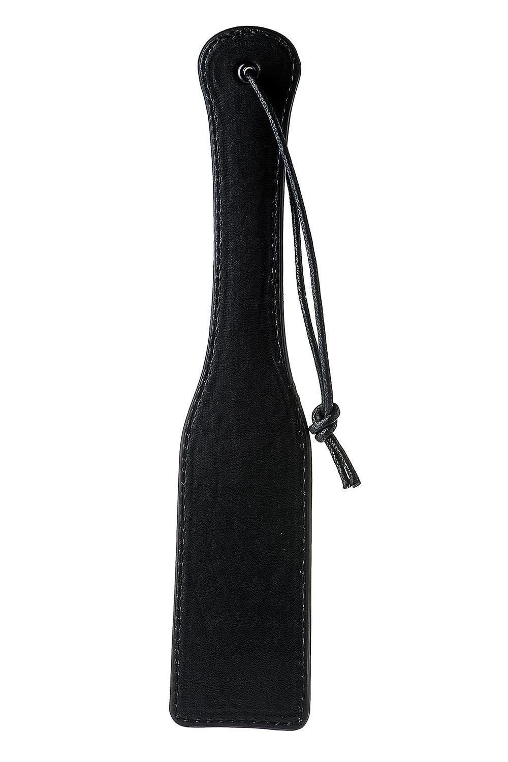 Паддл гладкий з петлею на рукоятці Dream Toys Blaze Luxury Fetish чорний