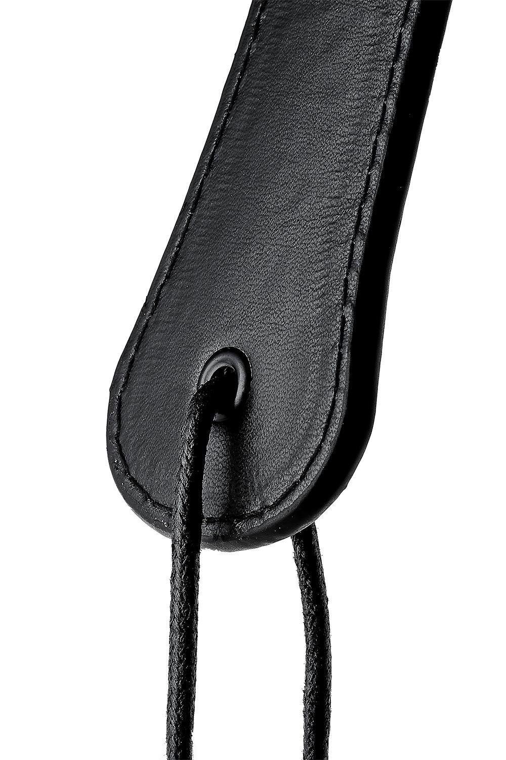 Паддл гладкий з петлею на рукоятці Dream Toys Blaze Luxury Fetish чорний