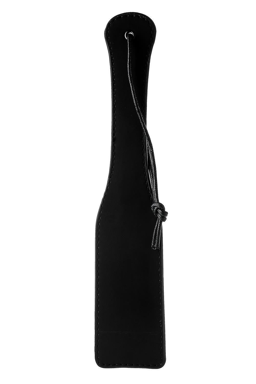Паддл гладкий з петлею на рукоятці Dream Toys Blaze Luxury Fetish чорний