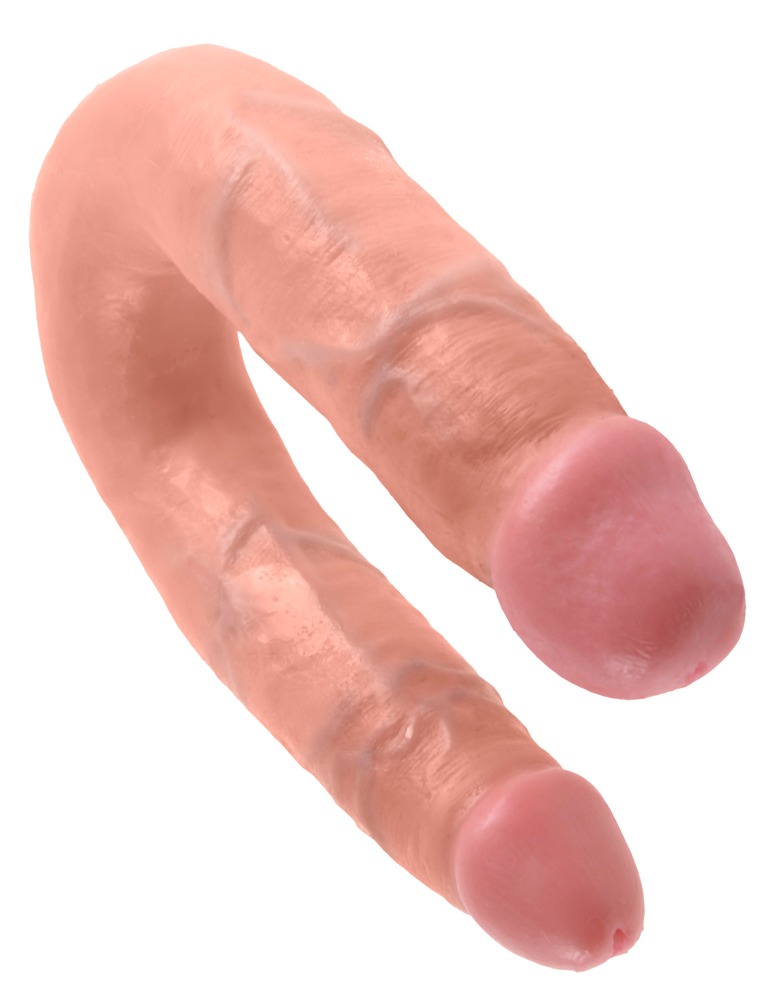 Подвійний фалоімітатор Pipedream King Cock M Double Trouble, Flesh