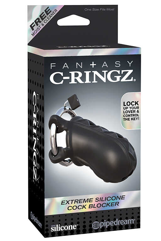 Пояс вірності Pipedream Fantasy C-ringz з регульованим C-подібним кільцем, чорний