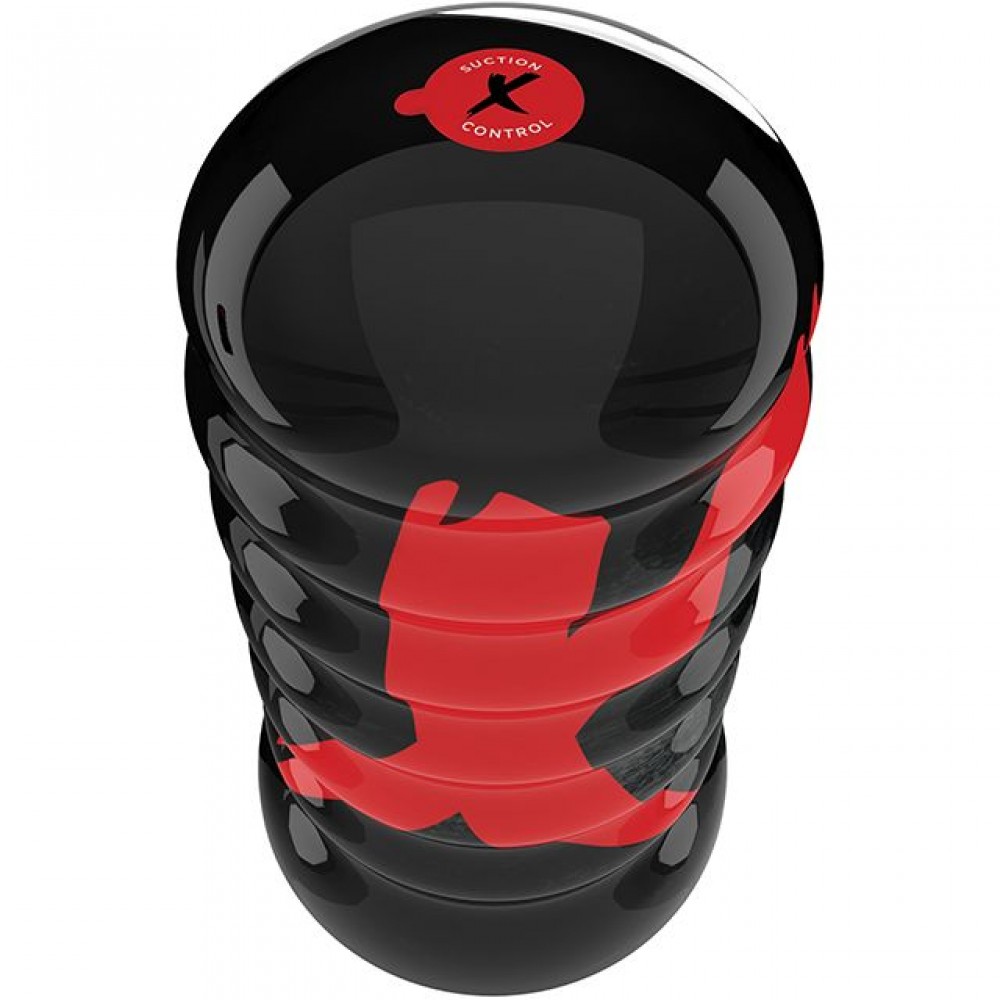 Мастурбатор вагіну в колбі Pipedream PDX Elite Air Tight Pussy Stroker чорний-тілесний
