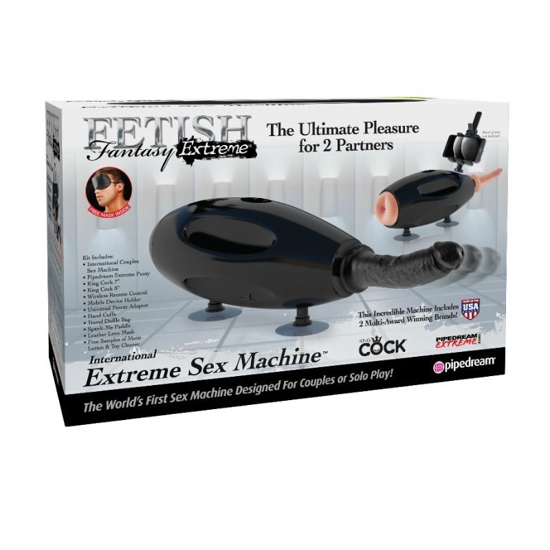 Секс-машина для двох Pipedream Fetish Fantasy Extreme на присосках з утримувачем для телефону