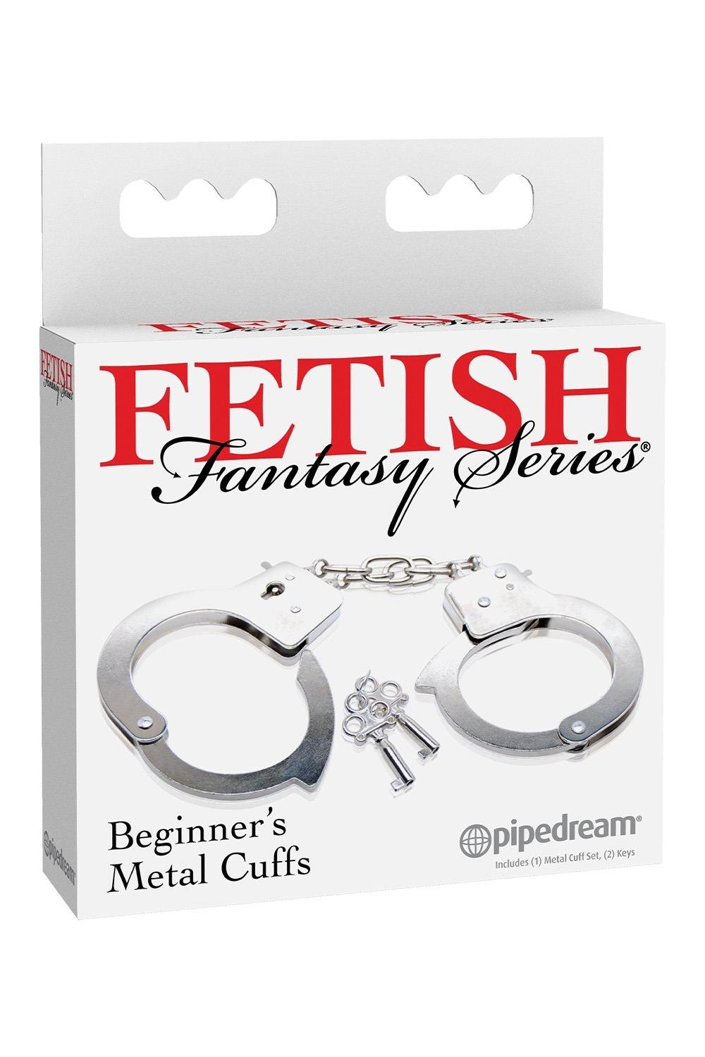 Металеві наручники Pipedream Fetish Fantasy Series сріблясті