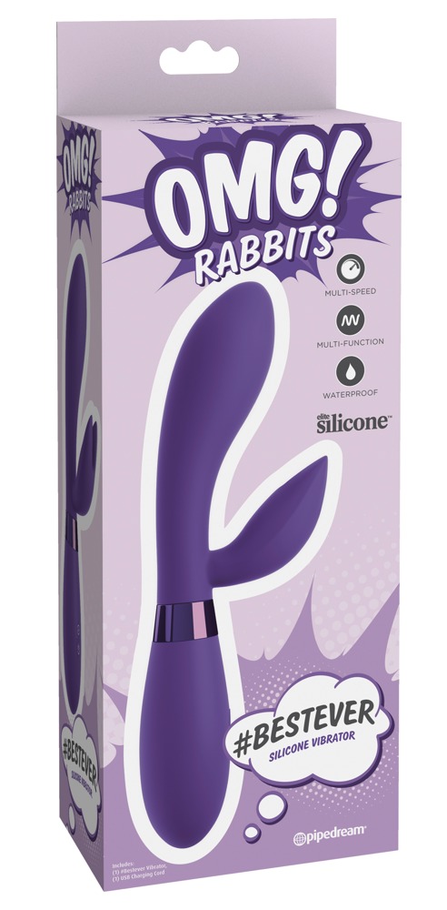Вібратор-кролик Pipedream OMG! Rabbits фіолетовий