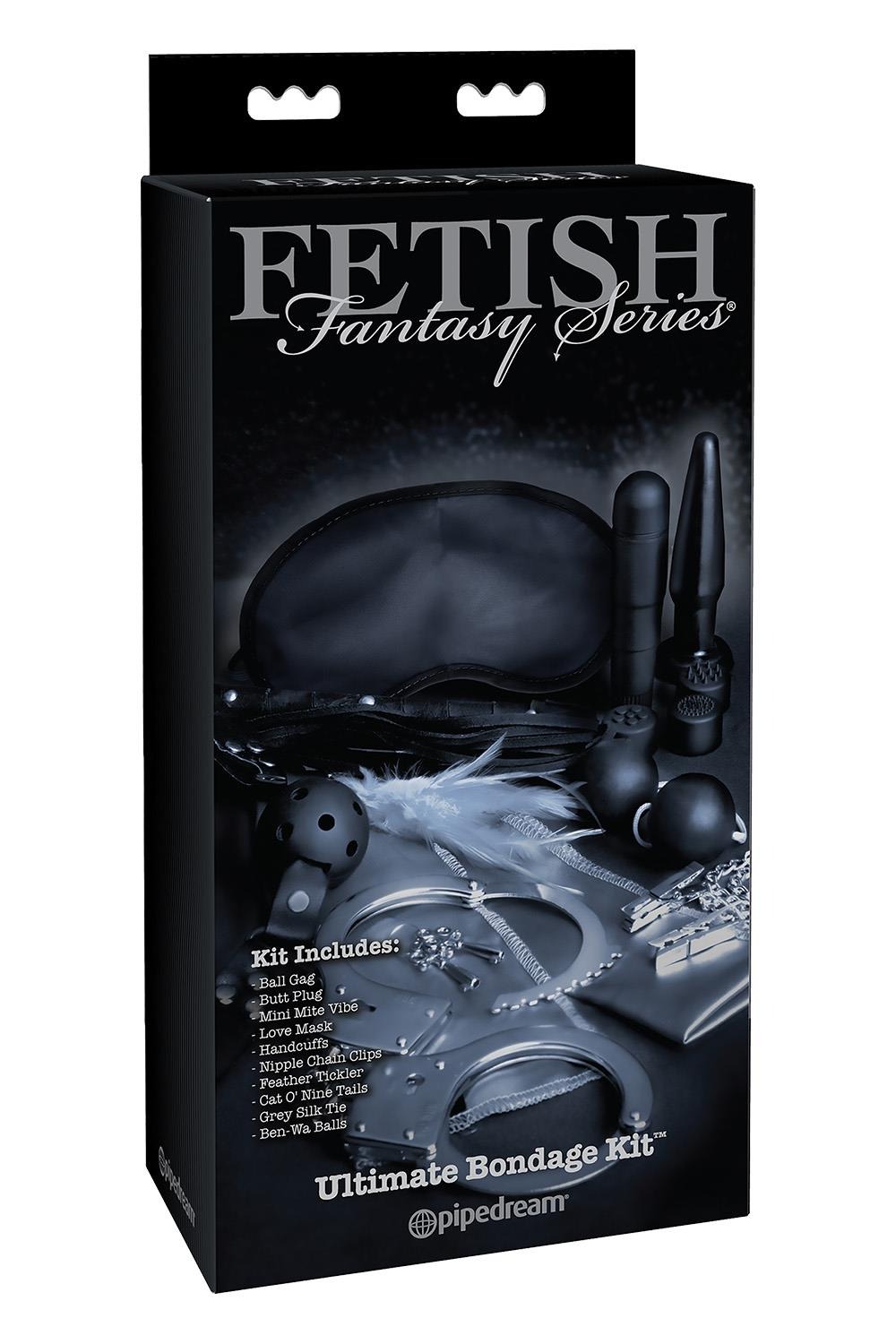 Набор для БДСМ Pipedream Fetish Fantasy 10 предметов, черный