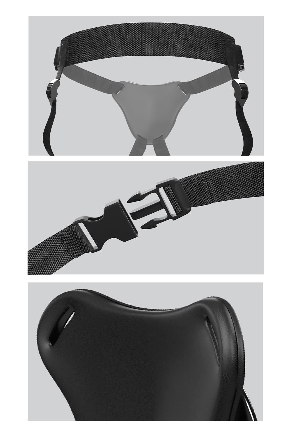 Трусики для страпону з присоскою Pipedream Body Dock Original чорні