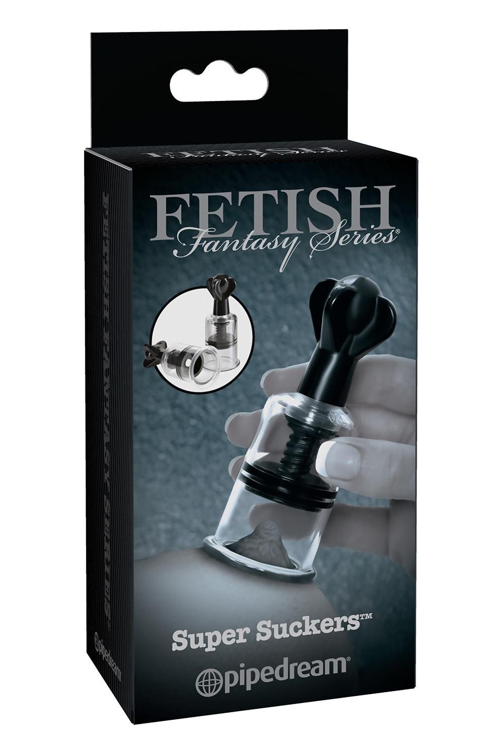 Помпи для сосків Pipedream Fetish Fantasy Series з механізмом, що обертається.