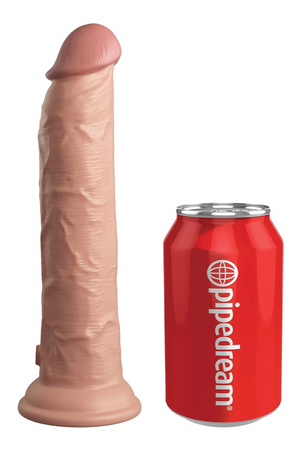 Элитный реалистичный силиконовый фаллоимитатор Pipedream King Cock телесный