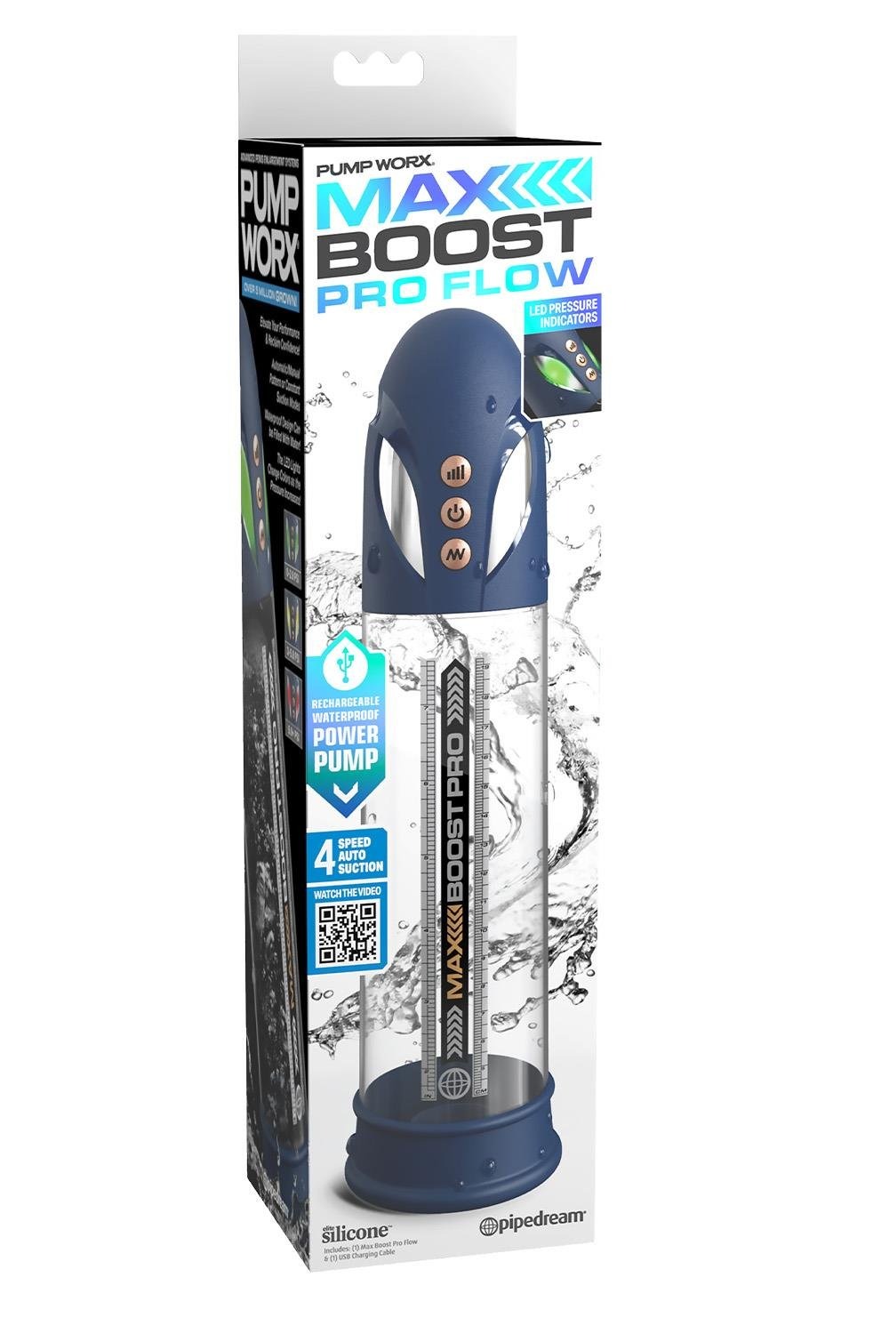 Вакуумна помпа Pipedream Pump Worx прозора, 30.6 см