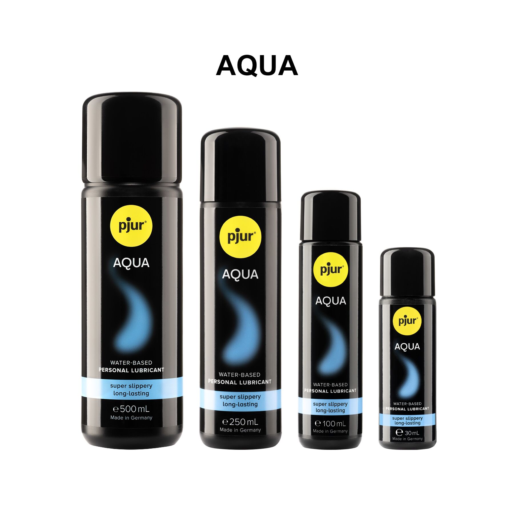 Лубрикант на водной основе pjur Aqua 250 мл, эффект бархатистой кожи без прилипания