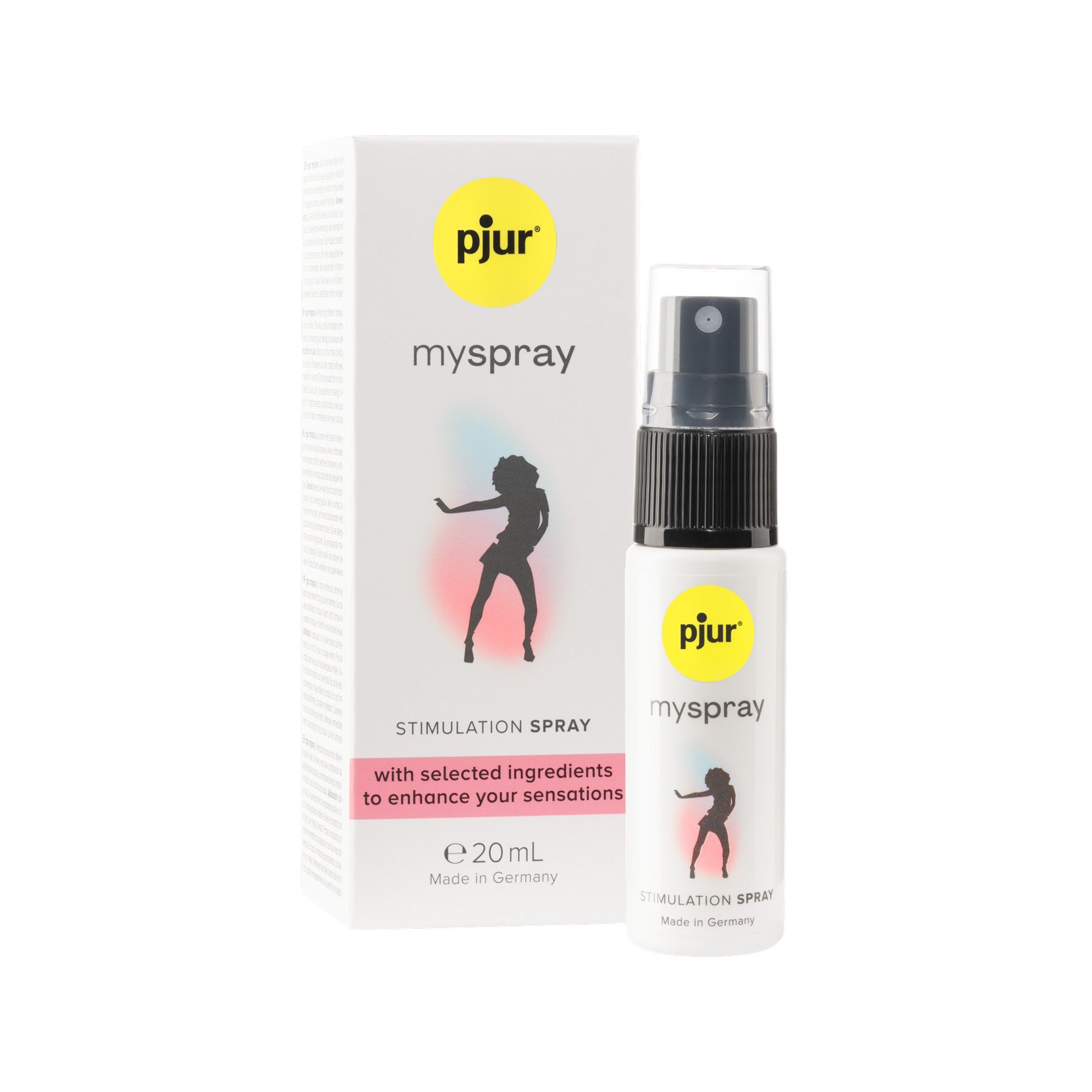 Збуджувальний спрей для жінок pjur myspray 20 мл, з екстрактом алое, ефект поколювання