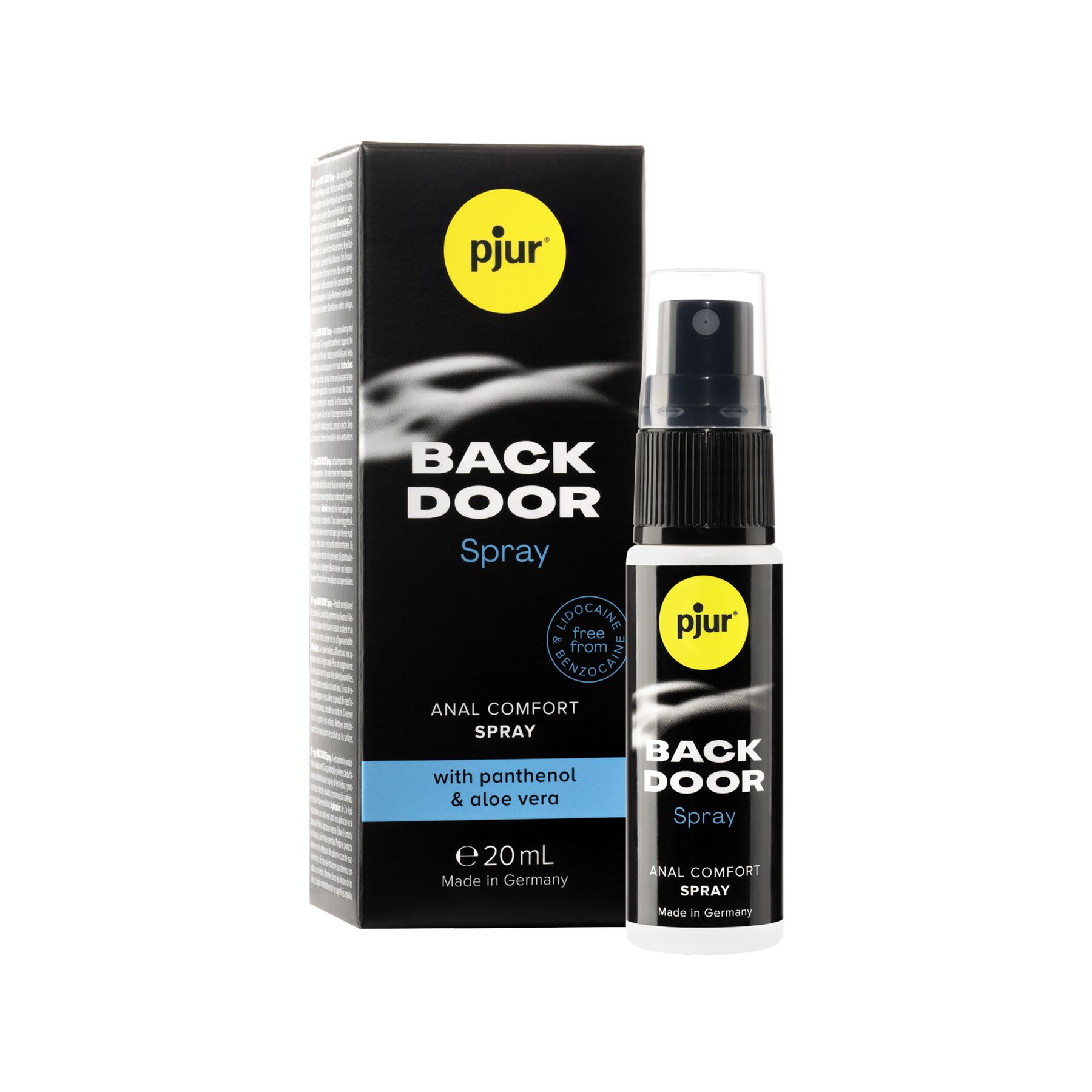 Расслабляющий анальный спрей pjur BACK DOOR spray 20 мл, с пантенолом и алоэ, концентрированный
