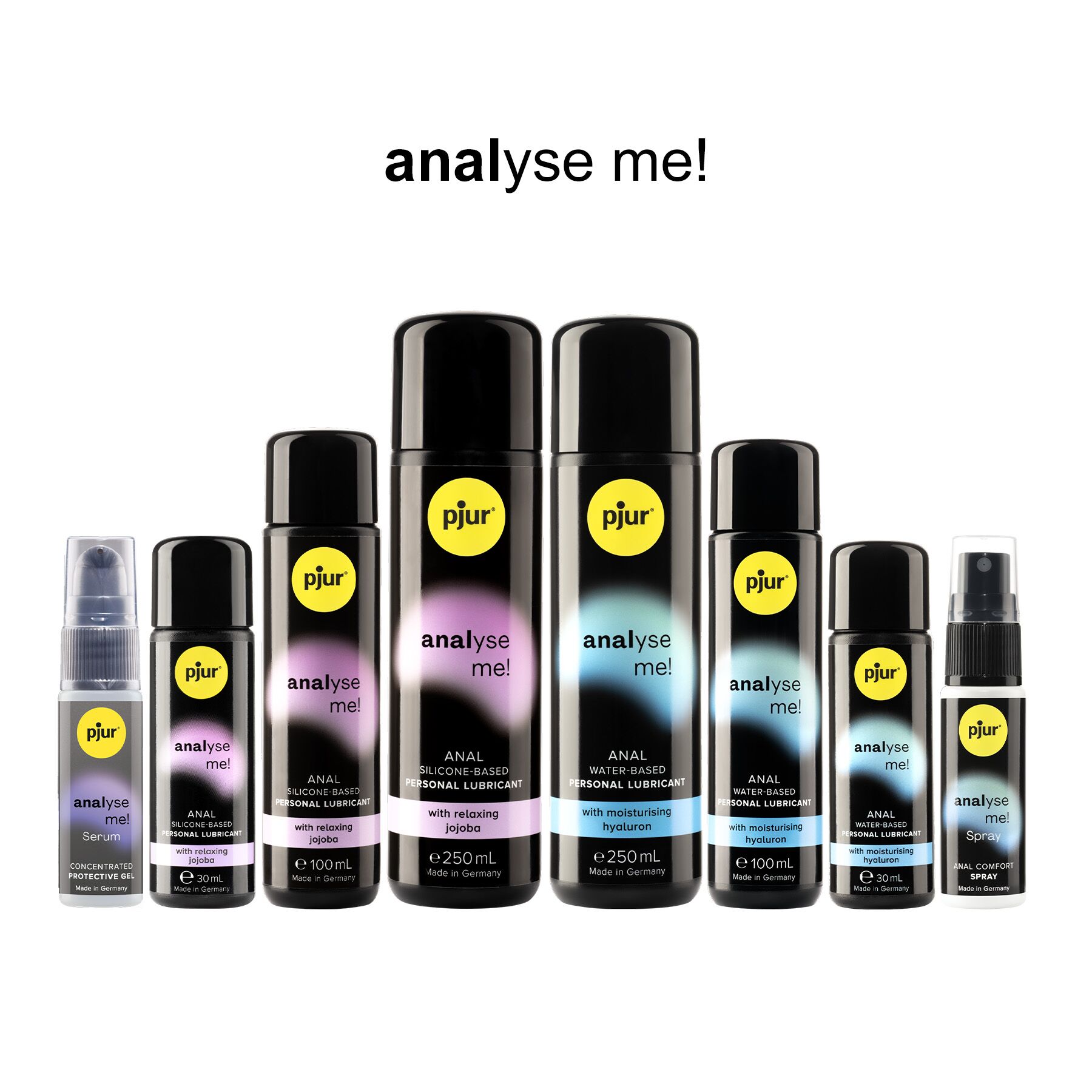 Анальный лубрикант pjur analyse me! Moisturising 250 мл, на водной основе, с гиалуроном