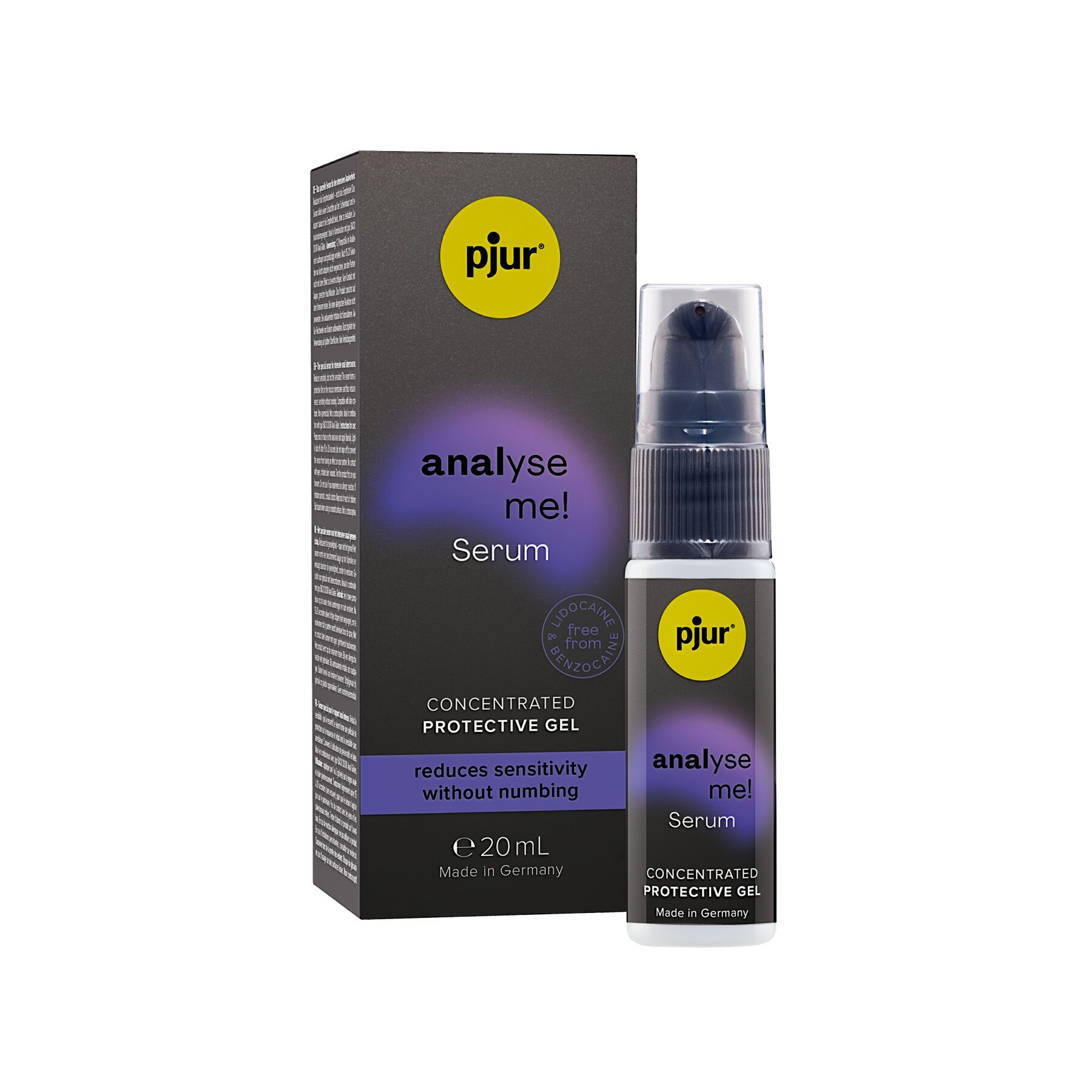 Розслаблювальна анальна сироватка pjur analyse me! Serum 20 мл, утворює плівку, без анестетиків