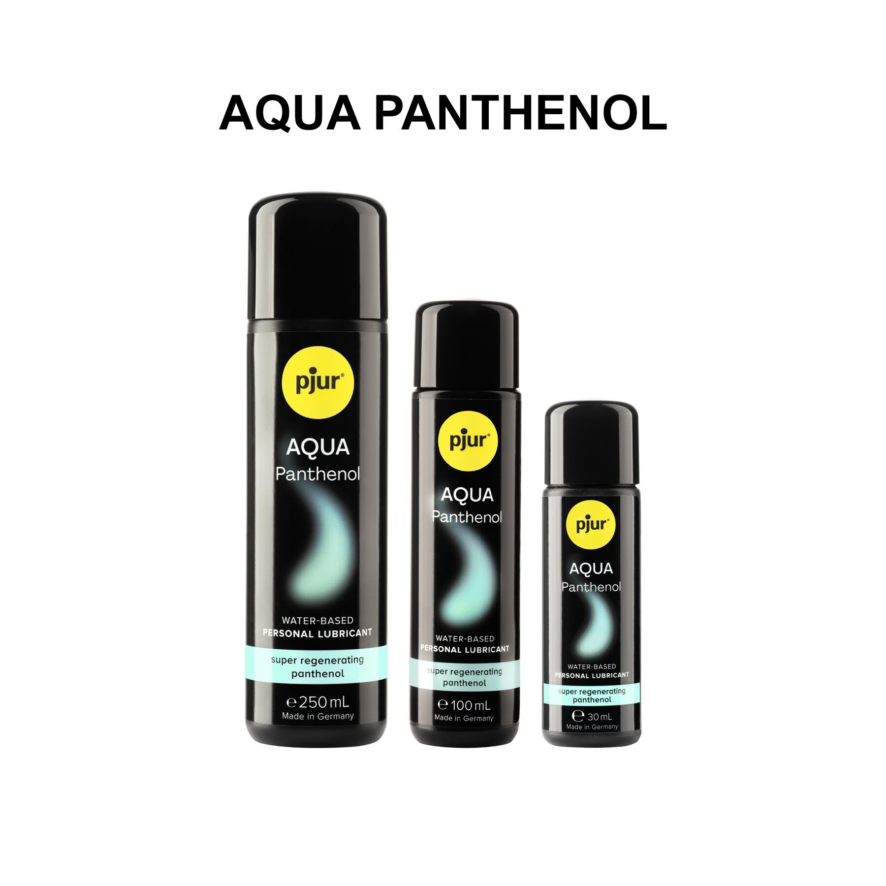 Лубрикант на водной основе pjur Aqua Panthenol 100 мл с пантенолом, уход и увлажнение
