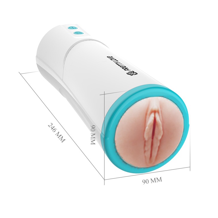Автоматичний мастурбатор Pretty Love Aby Vagina Masturbator Flesh Tube з поступальними рухами