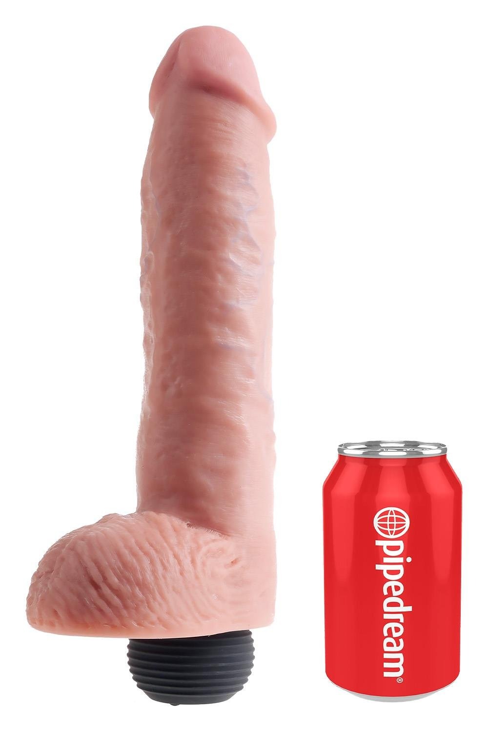 Фалоімітатор з еякуляцією Pipedream King Cock реалістичний, бежевий