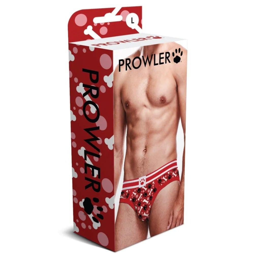 Труси чоловічі Prowler Red Paw біло-червоні, S
