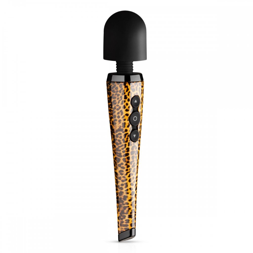 Вибратор микрофон Shaka Wand, черный, леопардовый