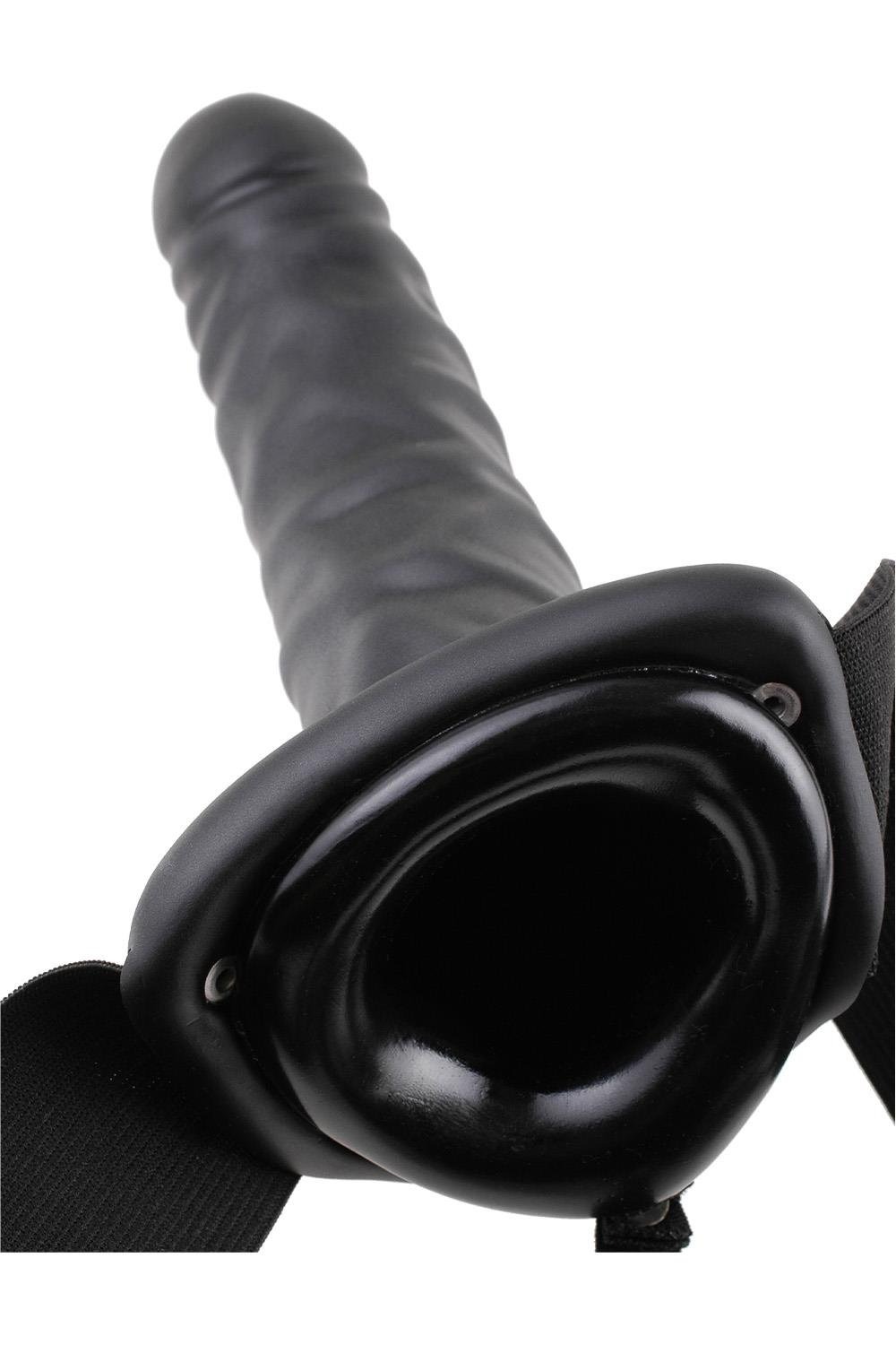 Порожнистий чорний страпон Pipedream Fetish Fantasy з вібрацією