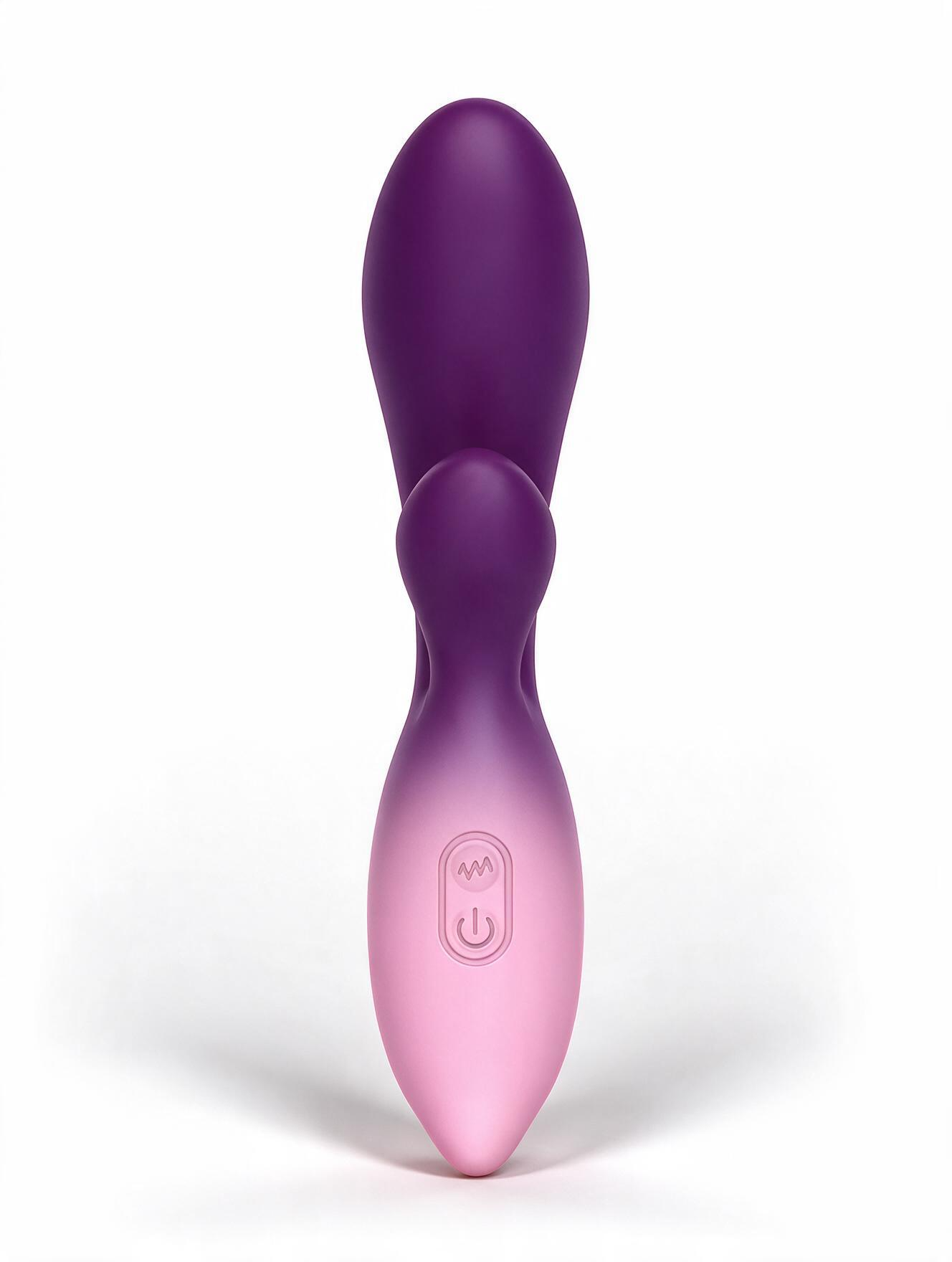 Гибкий вагинально-клиторальный вибратор LUNE G-SPOT, по 12 режимов, 16 × 3,5 см