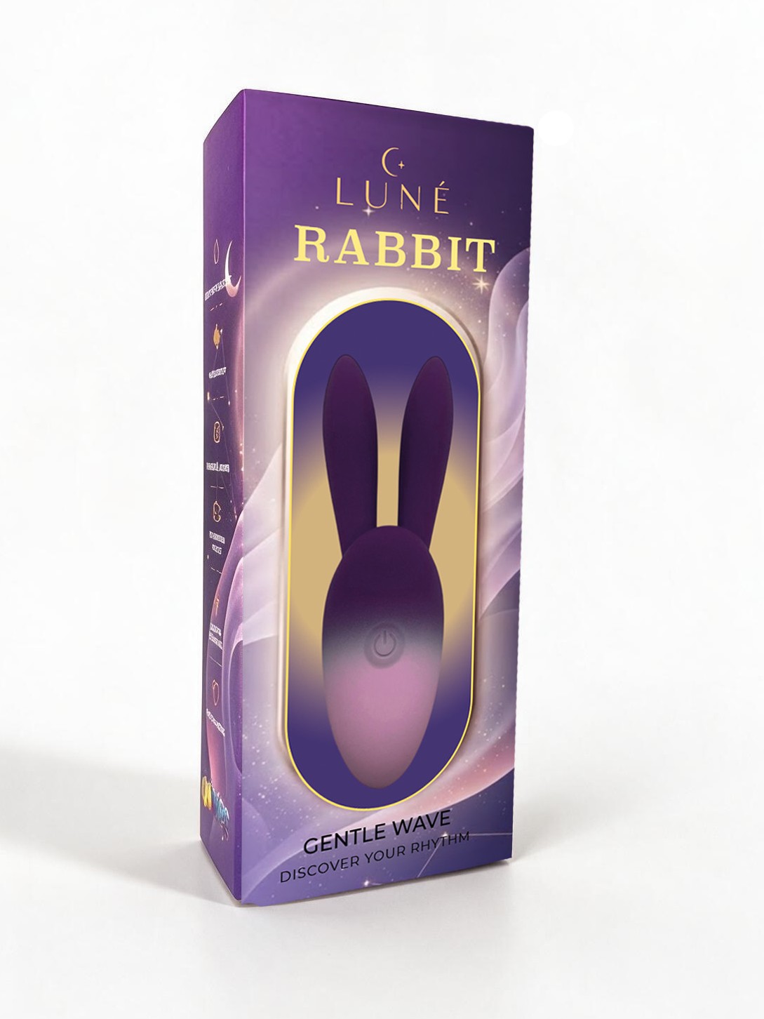 Вібратор UNIVIBE LUNE Rabbit градієнтний дизайн із вушками кролика