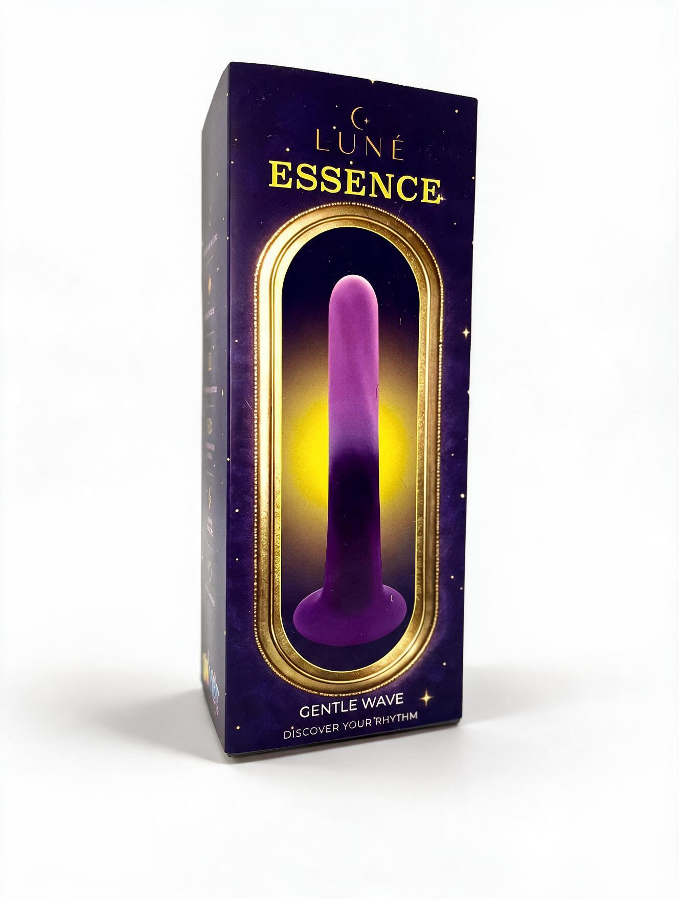 Вібратор на присосці UNIVIBE LUNE Essence гнучкий з градієнтним дизайном