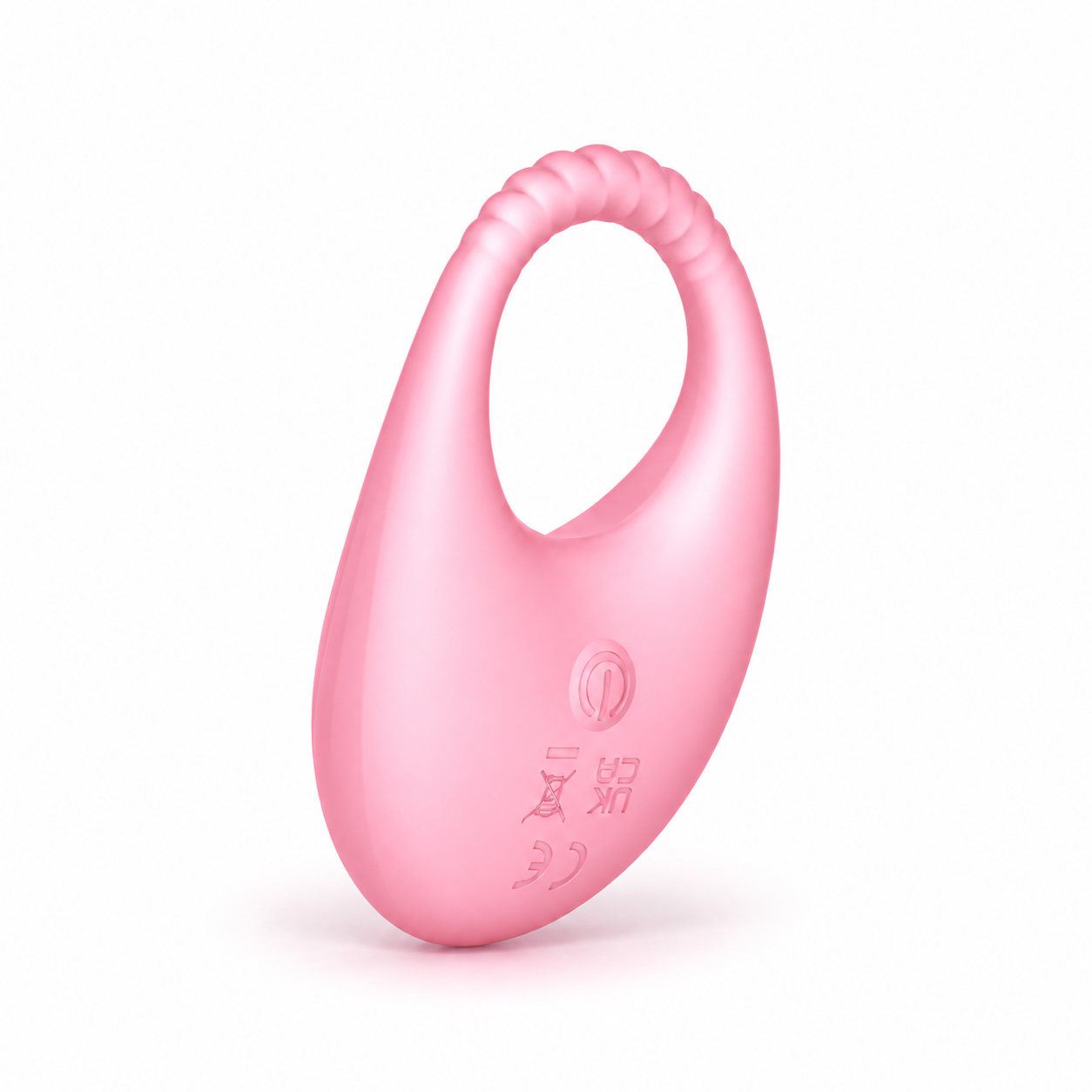 Виброкольцо с управлением через приложение UNIVIBE Halo Rose, розовое, 8,57 × 5,65 × 3,79 см
