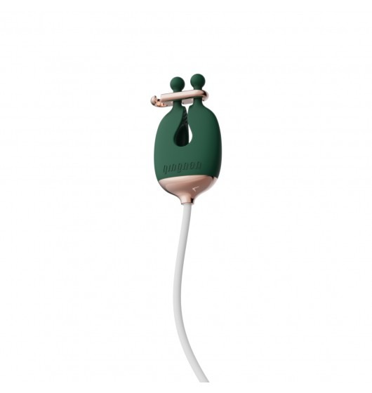 Затискачі для сосків з вібрацією Qingnan No.2 Vibrating Nipple Clamps Green