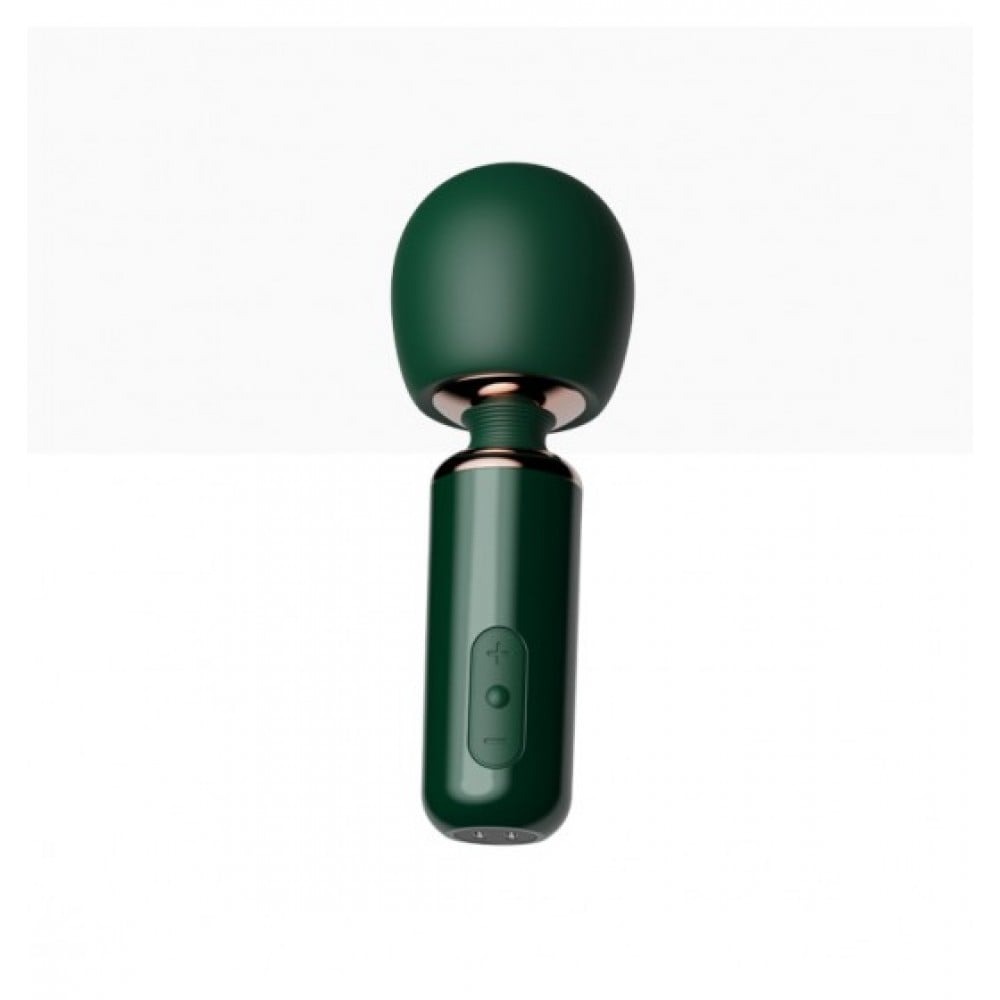 Вібратор-мікрофон Qingnan No.5 Powerful Mini Wand Massager, зелений
