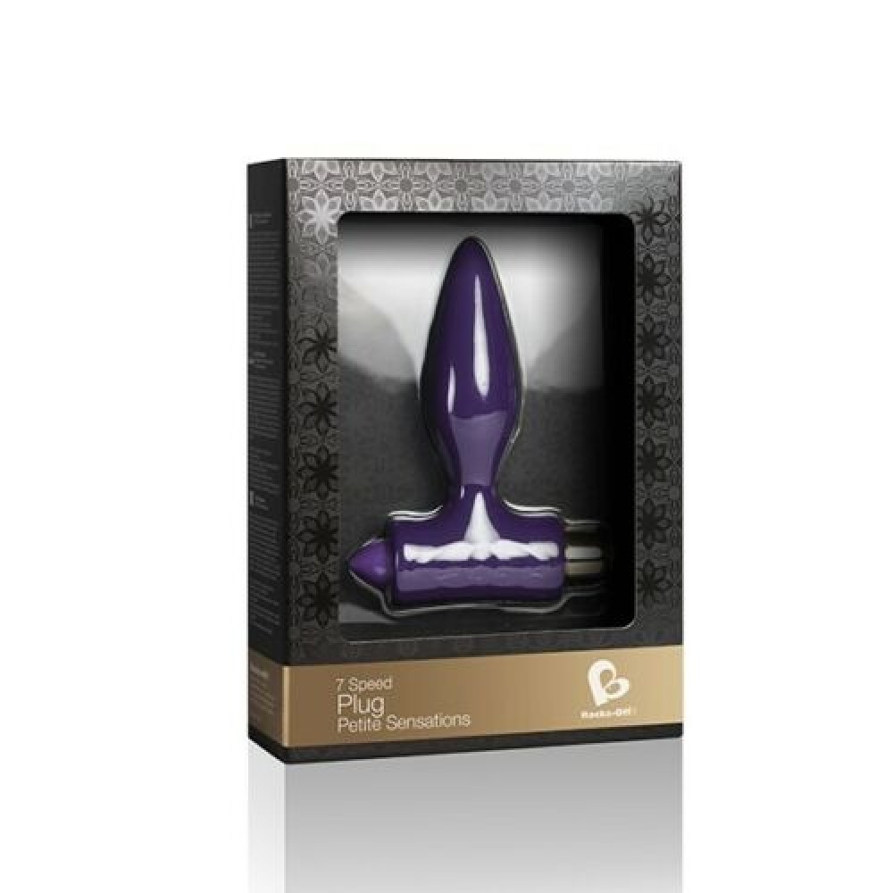 Анальна пробка ROCKS-OFF-PETITE SENSATIONS PLUG PURPLE
