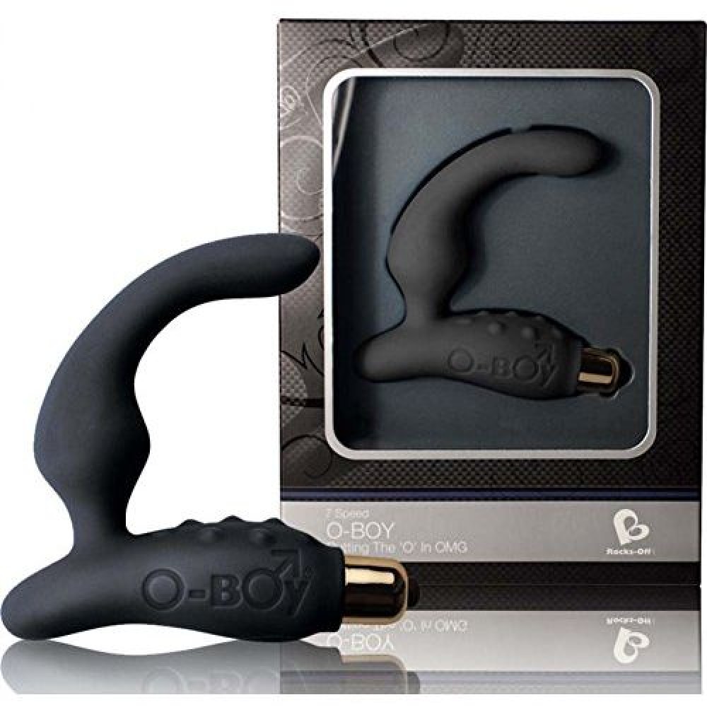 Масажер простати O-BOY 7 Black Vibrator