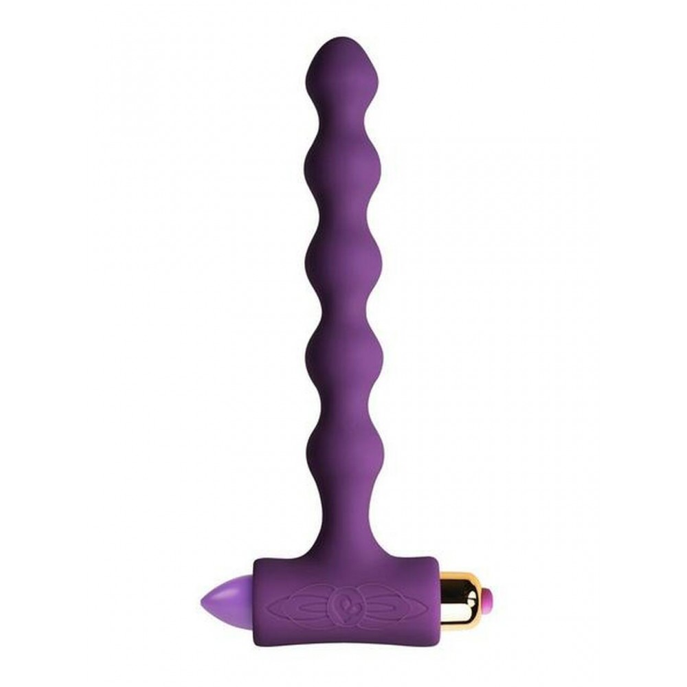 Анальний вібростимулятор Rocks-Off Petite Sensations Pearls Purple