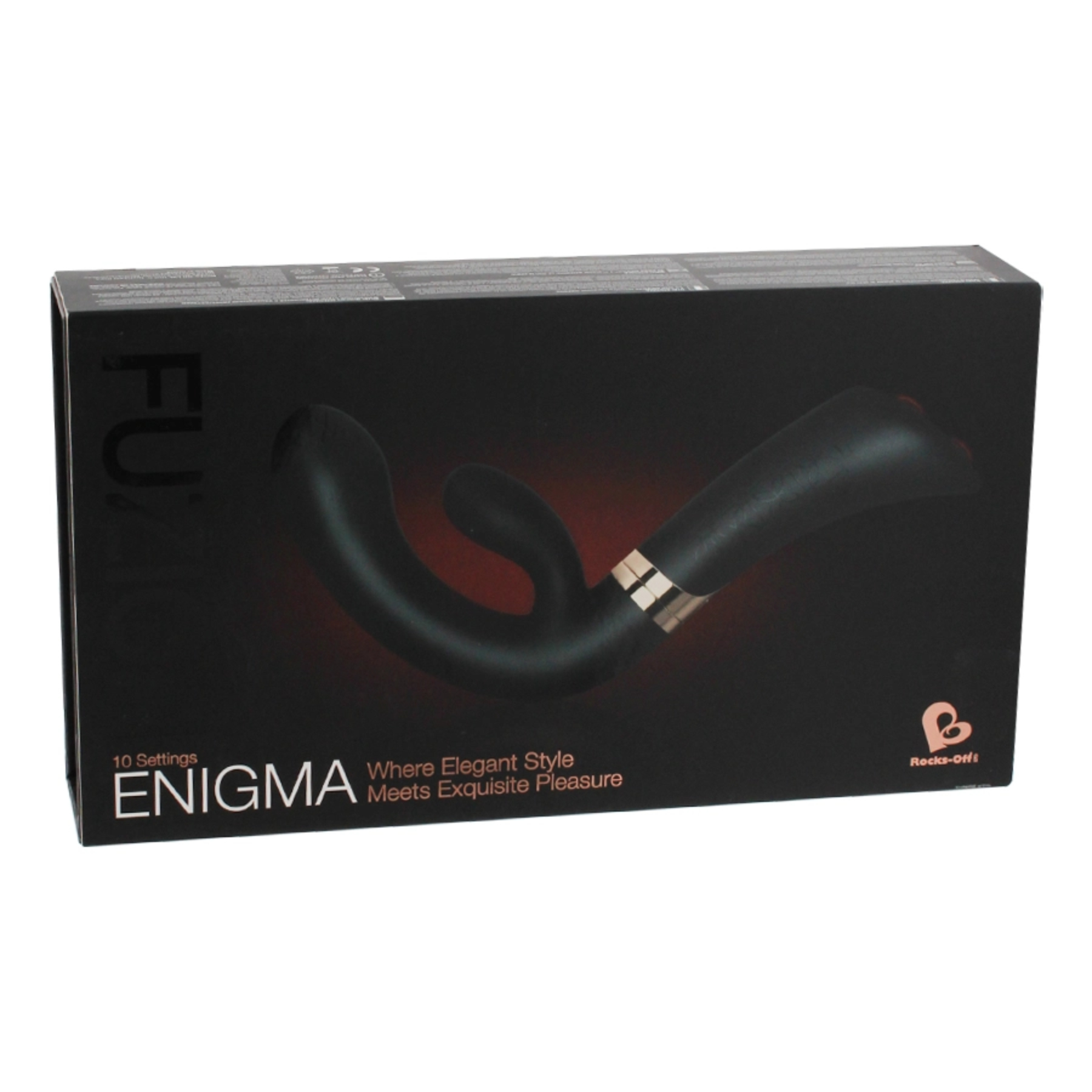 Вибратор для точки G ROCKS-OFF - ENIGMA VIBRATOR BLACK