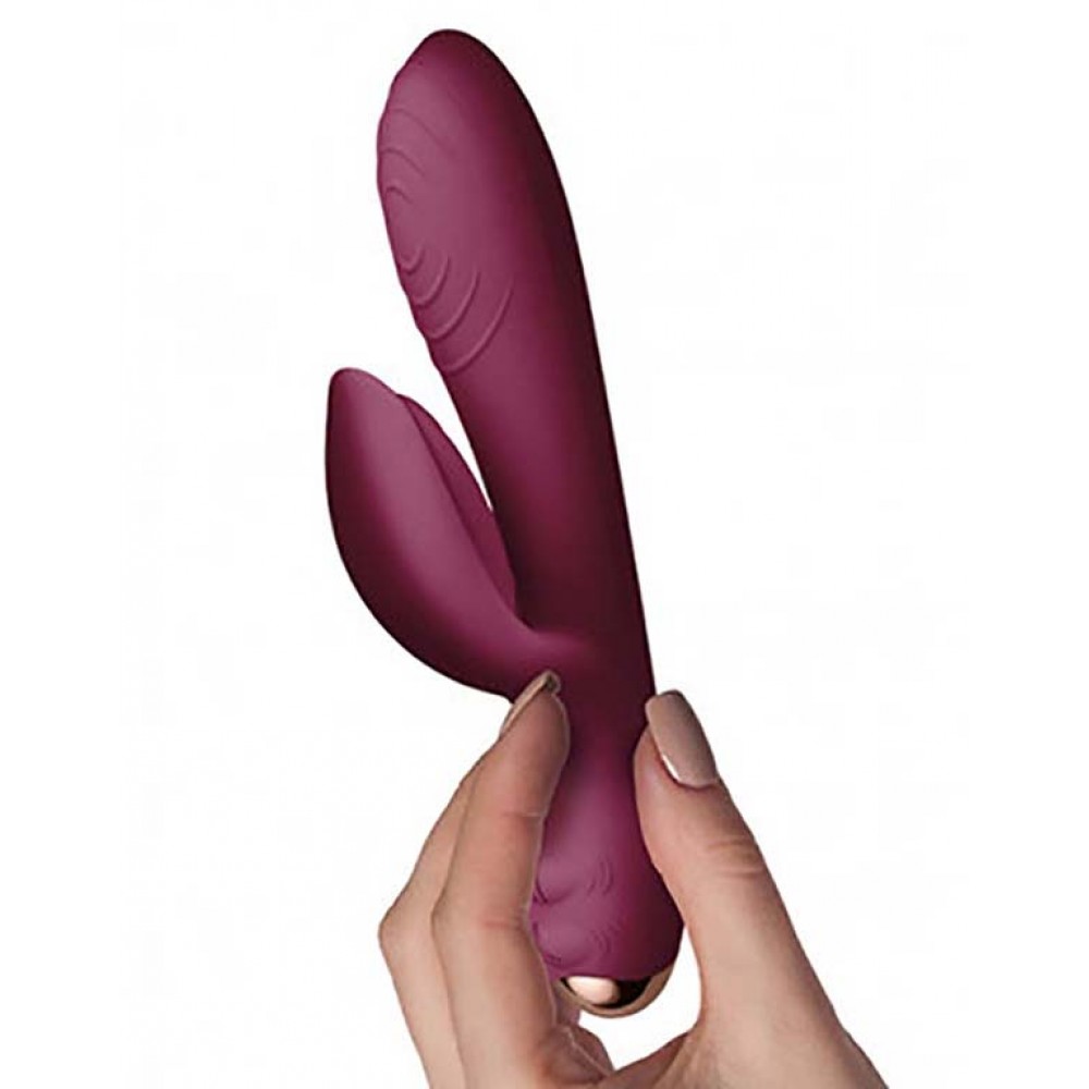 Вібратор кролик Rocks Off Everygirl Rabbit BURGUNDY