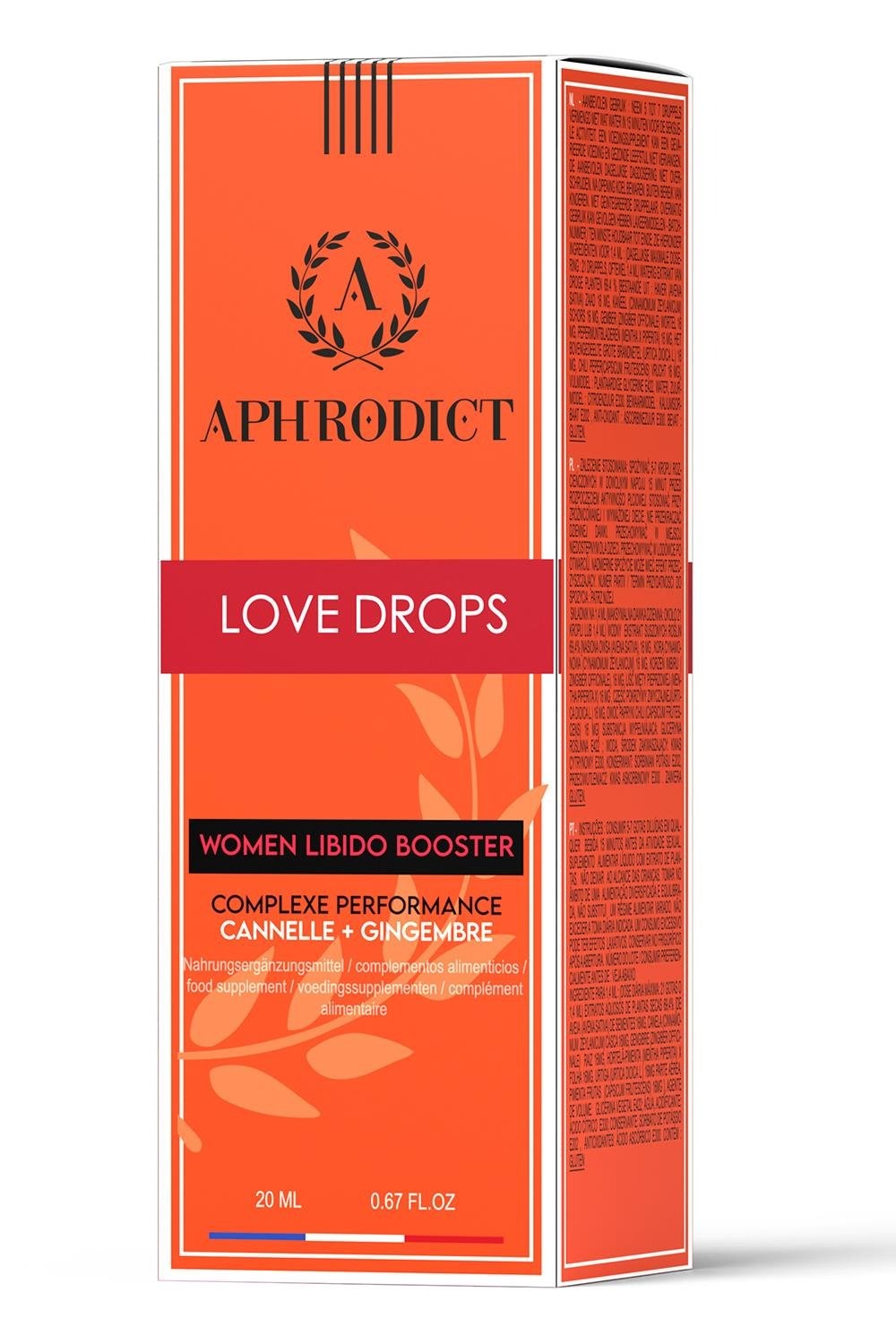 Краплі збуджуючі RUF Aphrodict Love Drops для жінок та чоловіків, 20 мл