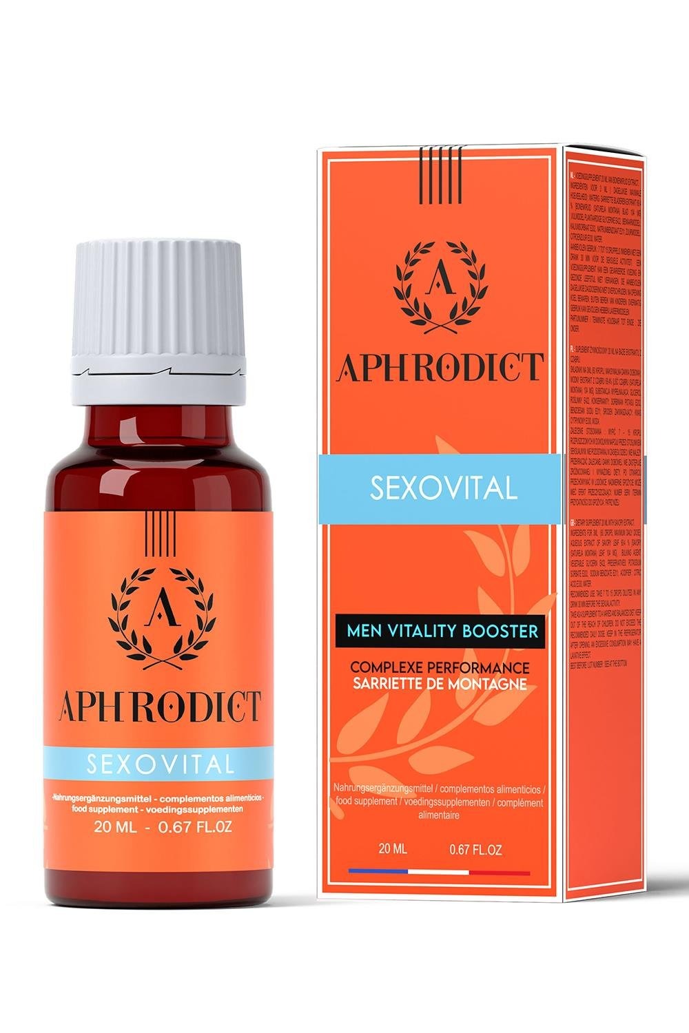 Підсилювач відчуттів та прискорювач оргазмів Ruf Aphrodict Sexo Vital універсальний, 20 мл