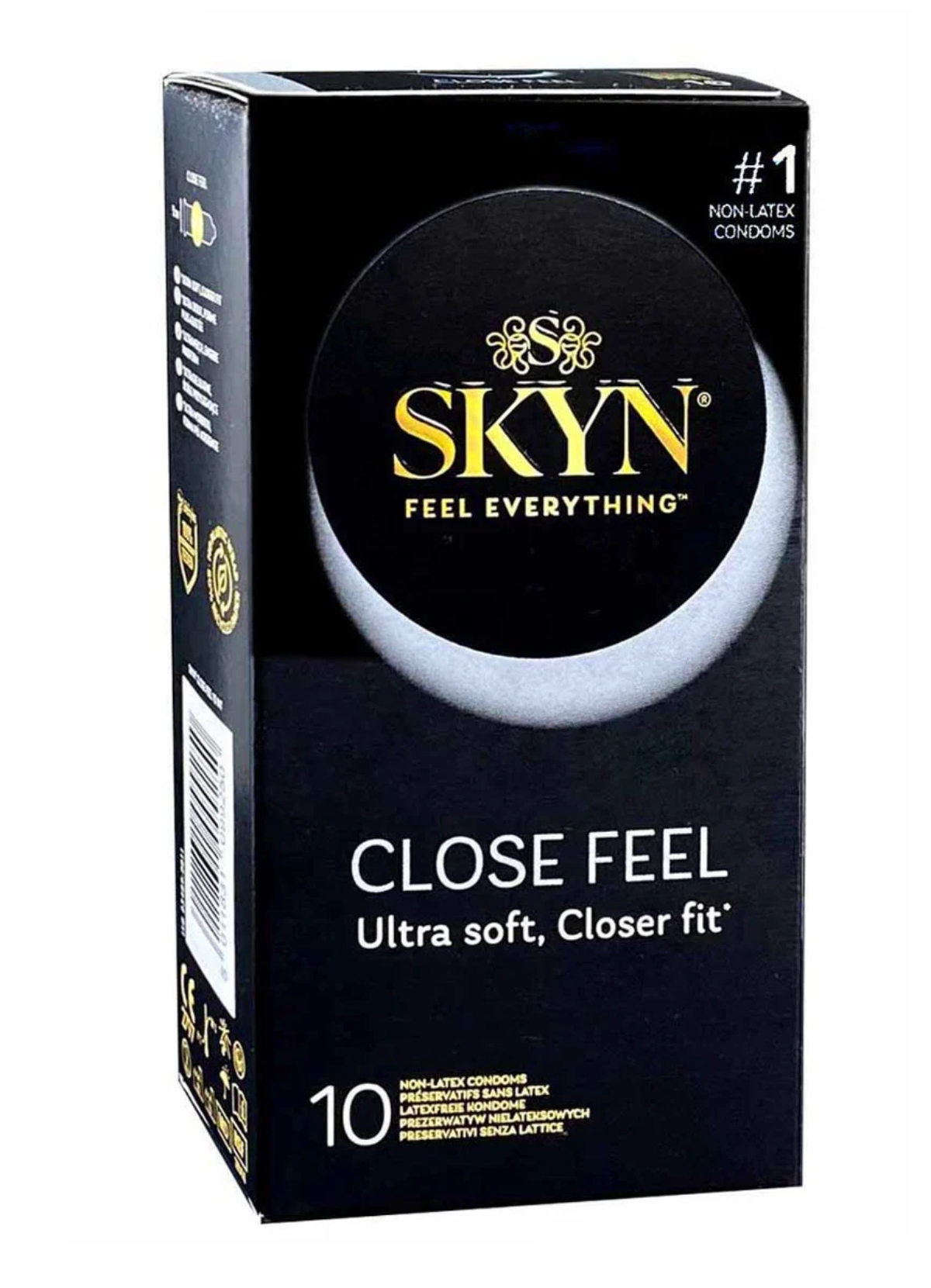 Презервативи з рельєфом Skyn ​​Close Feel, безлатексні (поліізопрен), 10 шт.