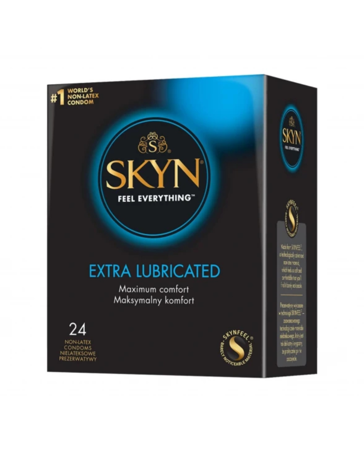 Презервативи Skyn ​​Extra Lube, з додатковим мастилом, 24 шт.