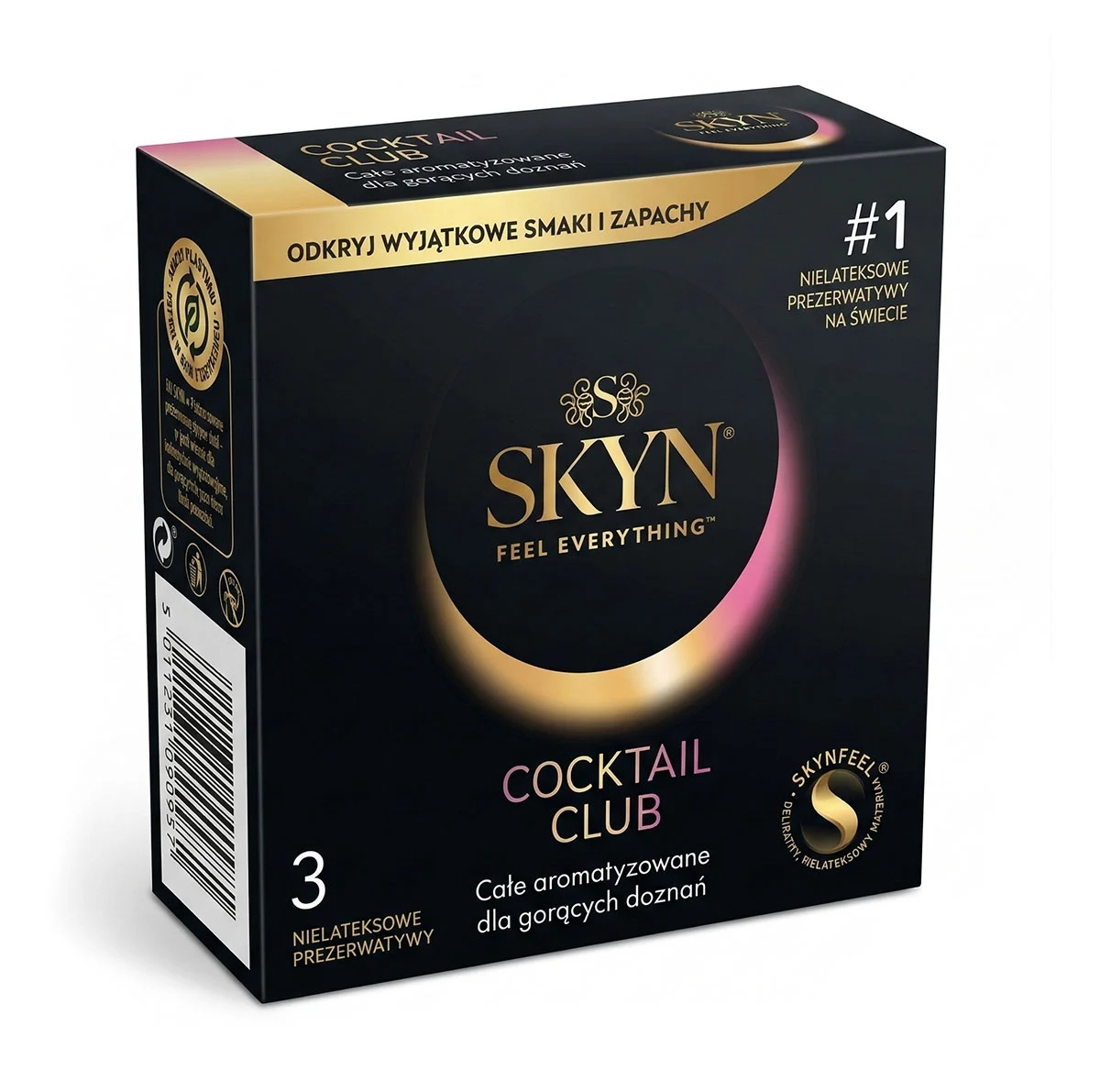 Презервативы SKYN Cocktail безлатексные (полиизопрен), 3 шт